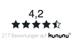 Kununu-Bewertung: 4,2 Sterne aus 217 Bewertungen auf kununu.